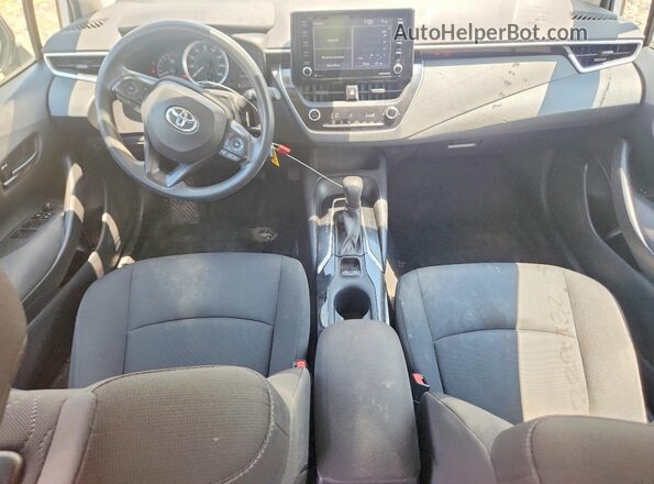 5YFEPMAE6NP318401 2022 TOYOTA COROLLA White Вид панелі приладів