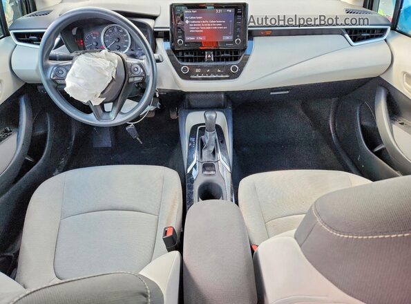 5YFEPMAE6NP320665 2022 TOYOTA COROLLA Черный Вид панели приборов