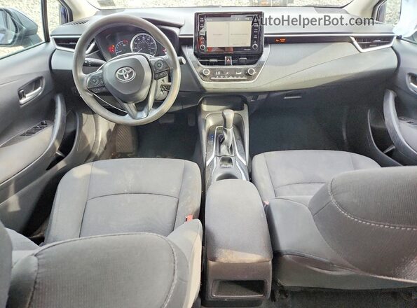 5YFEPMAE7MP183900 2021 TOYOTA COROLLA Blue Вид панелі приладів