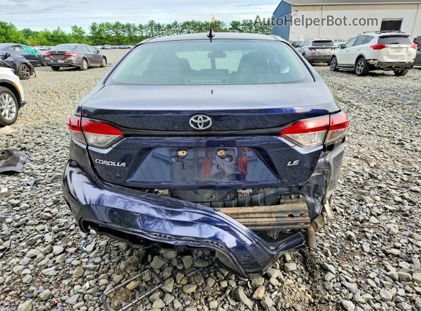 5YFEPMAE7MP183900 2021 TOYOTA COROLLA Blue Вид ззаду