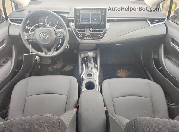 5YFEPMAE7MP226843 2021 TOYOTA COROLLA Белый Вид панели приборов
