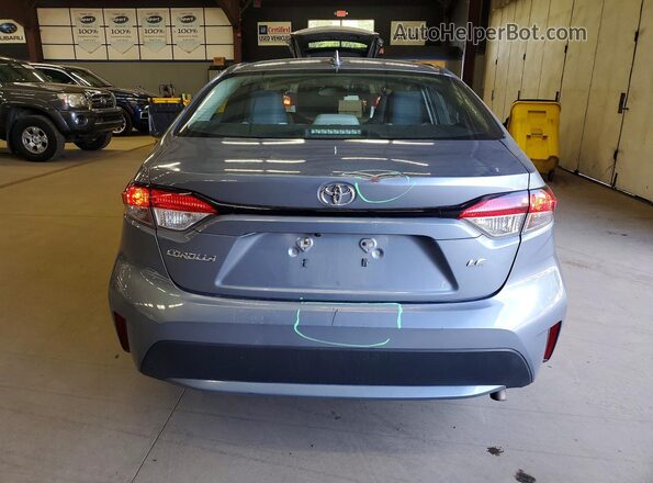 5YFEPMAE7MP235025 2021 TOYOTA COROLLA Blue Вид ззаду