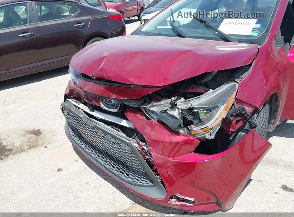 5YFEPMAE7NP324045 2022 TOYOTA COROLLA Бордовый Вид спереди