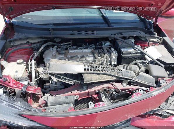 5YFEPMAE7NP324045 2022 TOYOTA COROLLA Бордовый Вид сзади