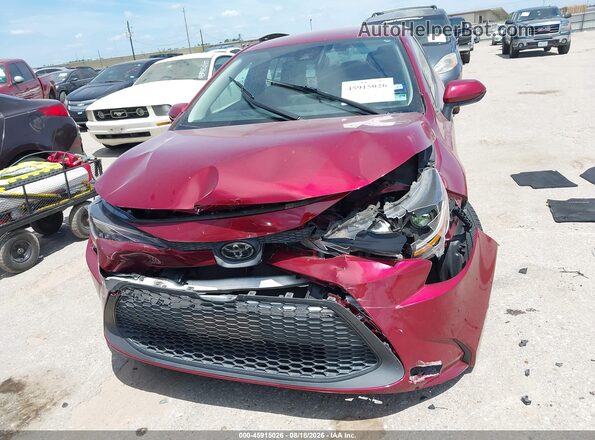 5YFEPMAE7NP324045 2022 TOYOTA COROLLA Бордовый Вид щитка приборов