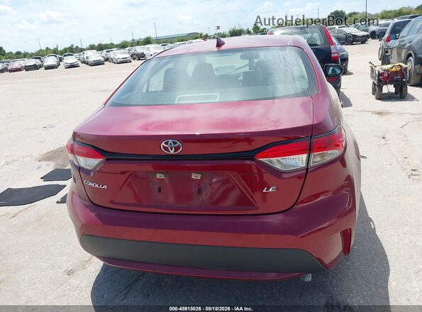 5YFEPMAE7NP324045 2022 TOYOTA COROLLA Бордовый 