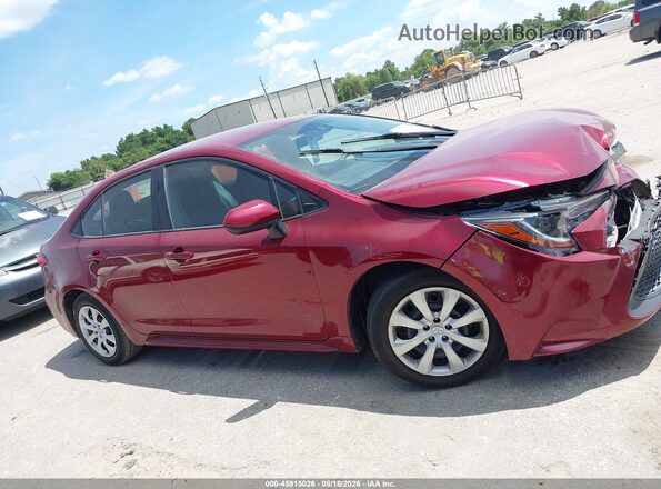 5YFEPMAE7NP324045 2022 TOYOTA COROLLA Бордовый Вид задней части салона