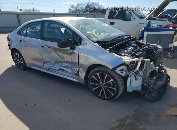 5YFEPMAE7NP329262 2022 TOYOTA COROLLA Silver Przód prawy