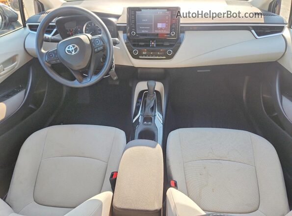 5YFEPMAE7NP345901 2022 TOYOTA COROLLA Black Widok deski rozdzielczej
