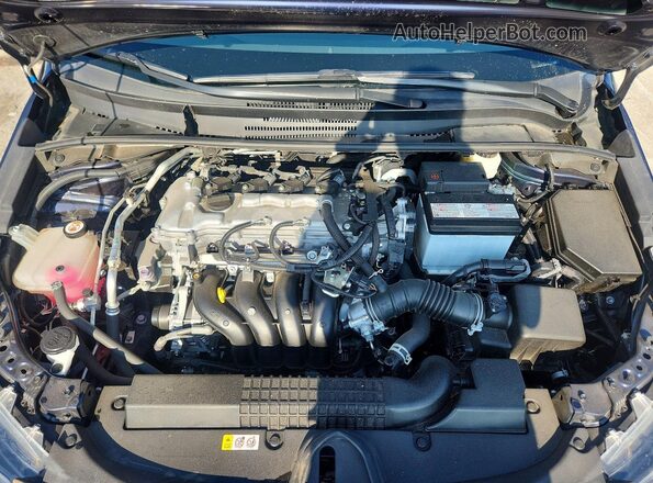 5YFEPMAE7NP345901 2022 TOYOTA COROLLA Black Widok wnętrza z tyłu