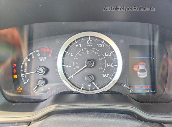 5YFEPMAE7NP360348 2022 TOYOTA COROLLA Blue Вид наклейки з VIN-кодом
