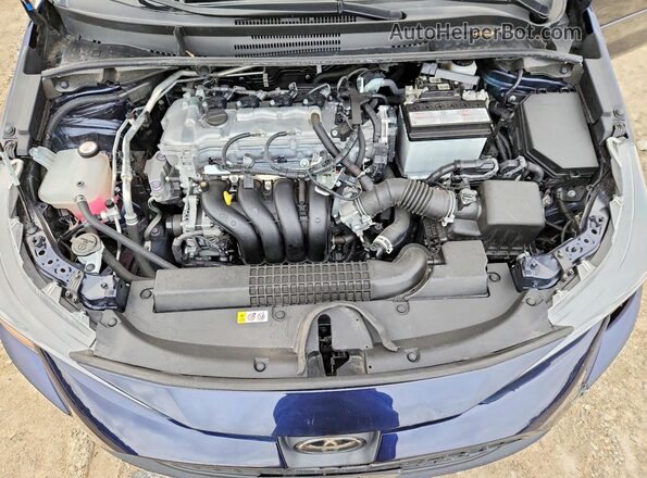 5YFEPMAE7NP371446 2022 TOYOTA COROLLA Blue უკანა სალონის ხედი