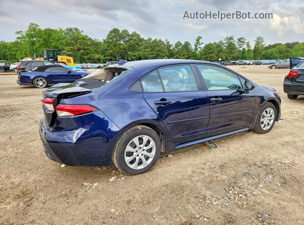 5YFEPMAE7NP371446 2022 TOYOTA COROLLA Blue უკანა მარჯვენა