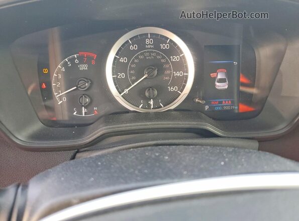 5YFEPMAE8MP181685 2021 TOYOTA COROLLA Blue Вид щитка приладів