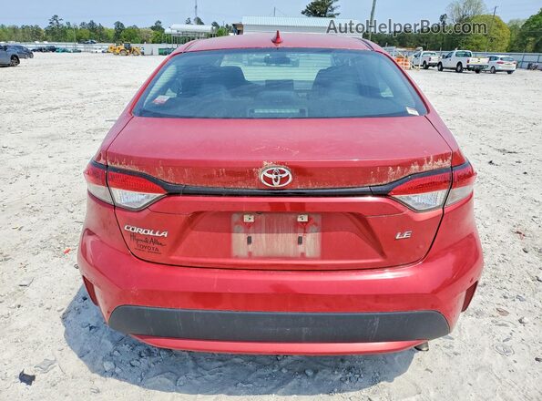 5YFEPMAE8MP222428 2021 TOYOTA COROLLA Red Rear view