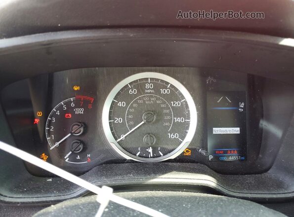 5YFEPMAE8MP222428 2021 TOYOTA COROLLA Red Instrument cluster view