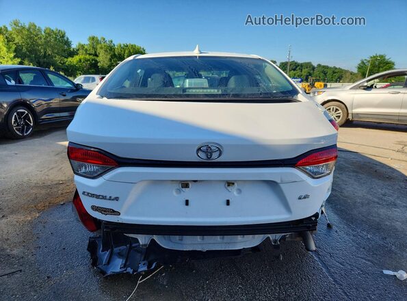 5YFEPMAE8MP224504 2021 TOYOTA COROLLA White უკანა ხედი