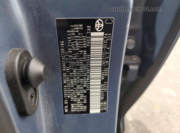 5YFEPMAE8NP295946 2022 TOYOTA COROLLA Blue Շարժիչի բաժամունքի տեսք