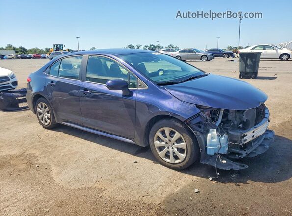 5YFEPMAE8NP296935 2022 TOYOTA COROLLA Синий Передняя правая четверть