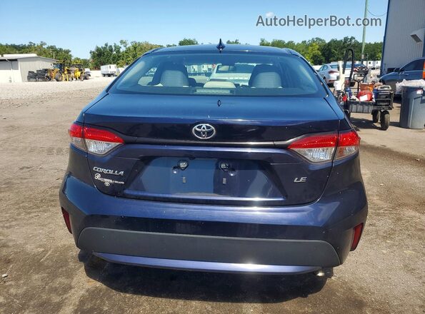 5YFEPMAE8NP296935 2022 TOYOTA COROLLA Синий Вид сзади