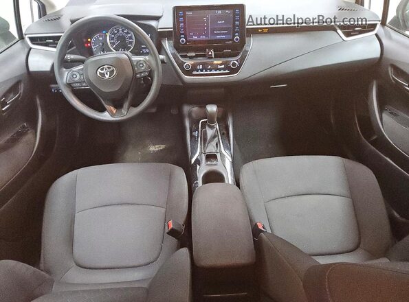 5YFEPMAE8NP340559 2022 TOYOTA COROLLA Белый Вид панели приборов