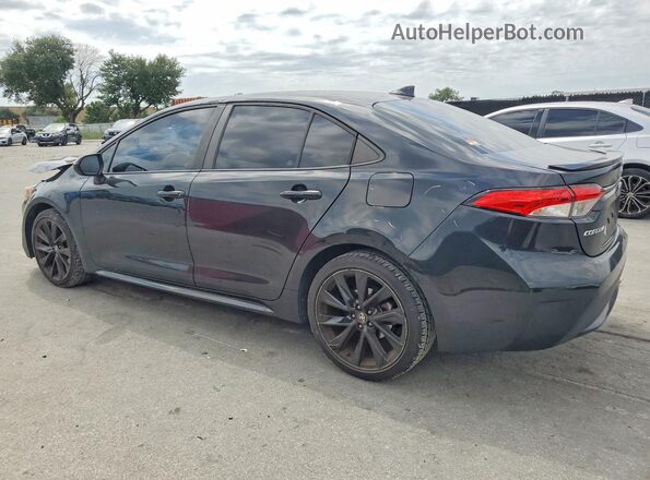 5YFEPMAE8NP355787 2022 TOYOTA COROLLA Black უკანა მარცხენა