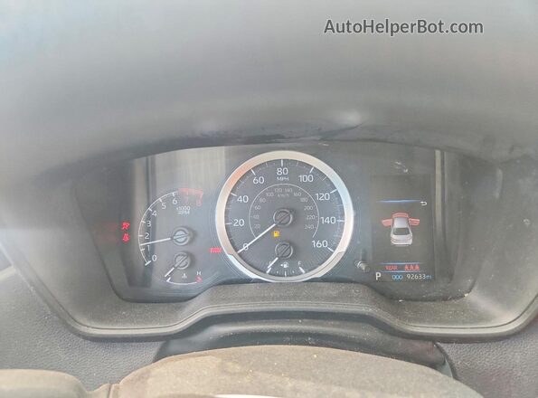 5YFEPMAE8NP365459 2022 TOYOTA COROLLA Blue ხელსაწყოთა პანელის ხედი