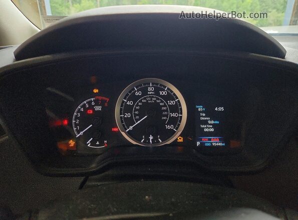 5YFEPMAE8NP367745 2022 TOYOTA COROLLA Silver Vista del cuadro de instrumentos