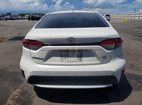5YFEPMAE9MP150302 2021 TOYOTA COROLLA White უკანა ხედი