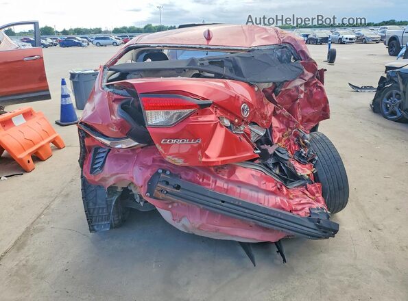 5YFEPMAE9MP186846 2021 TOYOTA COROLLA Red Widok z tyłu
