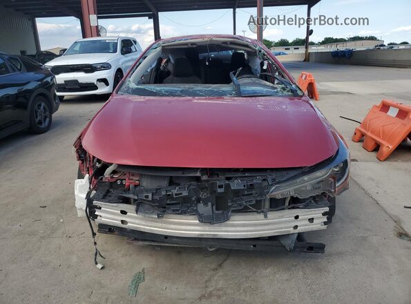 5YFEPMAE9MP186846 2021 TOYOTA COROLLA Red Widok naklejki z numerem VIN