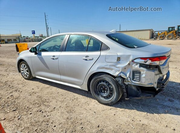 5YFEPMAE9MP187687 2021 TOYOTA COROLLA Silver Հետևի ձախ