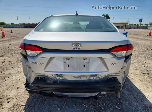 5YFEPMAE9MP187687 2021 TOYOTA COROLLA Silver Հետևի տեսք