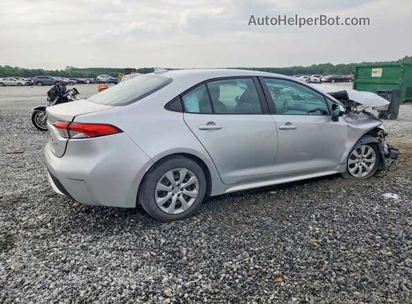 5YFEPMAE9MP195515 2021 TOYOTA COROLLA Серебряный Задняя правая четверть
