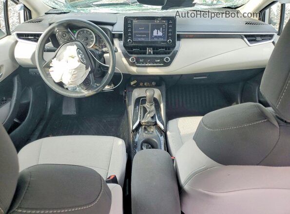 5YFEPMAE9MP195515 2021 TOYOTA COROLLA Серебряный Вид панели приборов