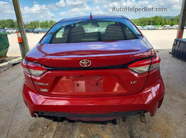 5YFEPMAE9MP209655 2021 TOYOTA COROLLA Red Հետևի տեսք