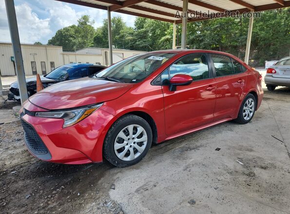 5YFEPMAE9MP209655 2021 TOYOTA COROLLA Red VIN կոդի պիտակի տեսք