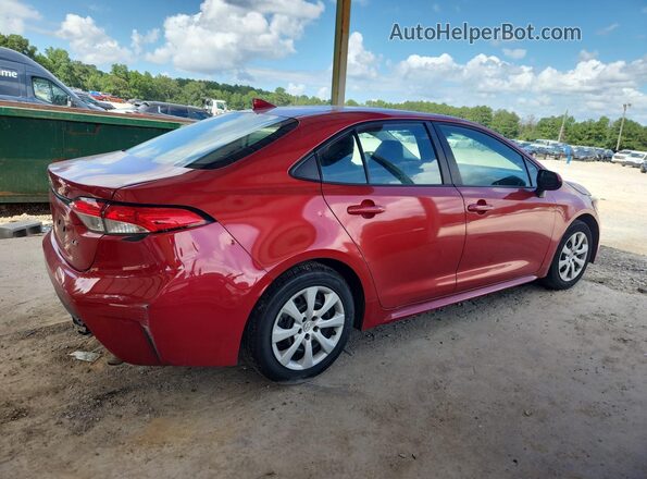 5YFEPMAE9MP209655 2021 TOYOTA COROLLA Red Սալոնի 360 աստիճան տեսք