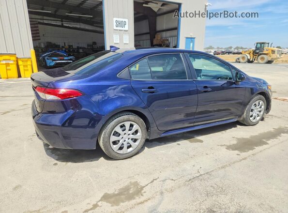 5YFEPMAE9MP227024 2021 TOYOTA COROLLA Синий Задняя правая четверть