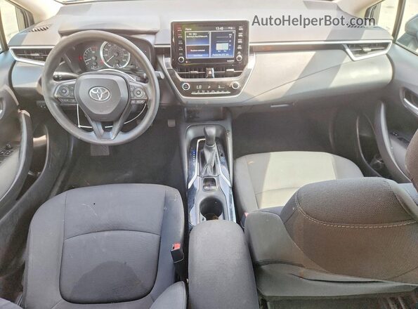 5YFEPMAE9MP227024 2021 TOYOTA COROLLA Синий Вид панели приборов