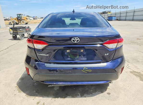 5YFEPMAE9MP227024 2021 TOYOTA COROLLA Синий Вид сзади