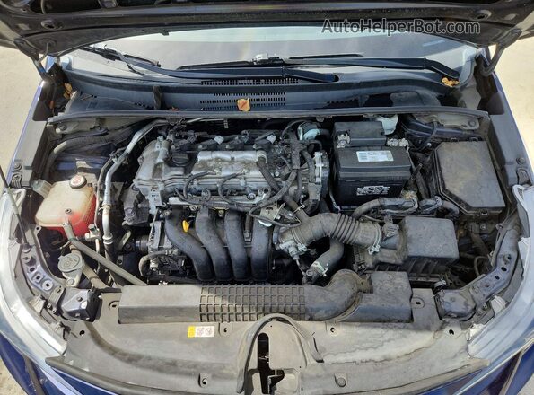 5YFEPMAE9MP227024 2021 TOYOTA COROLLA Синий Вид задней части салона