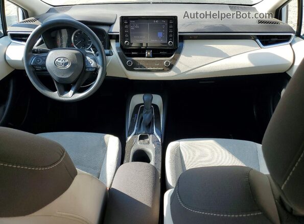 5YFEPMAE9MP231851 2021 TOYOTA COROLLA White Dashboard view