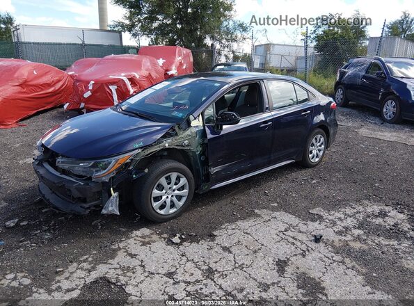 5YFEPMAE9MP261982 2021 TOYOTA COROLLA Dark Blue წინა მარცხენა ხედი სამი მეოთხედიდან