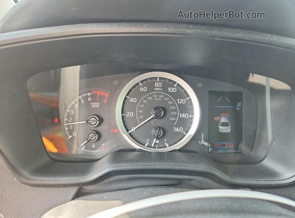 5YFEPMAE9NP273986 2022 TOYOTA COROLLA Blue Widok zestawu wskaźników