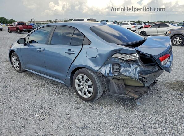 5YFEPMAE9NP296801 2022 TOYOTA COROLLA Blue Trasero izquierdo