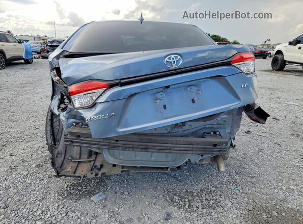 5YFEPMAE9NP296801 2022 TOYOTA COROLLA Blue Vista trasera