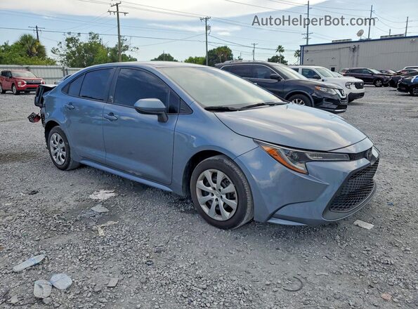 5YFEPMAE9NP296801 2022 TOYOTA COROLLA Blue Delantero derecho