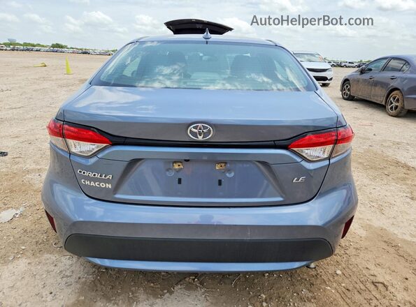 5YFEPMAE9NP329974 2022 TOYOTA COROLLA Blue Rear view