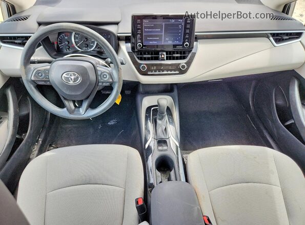 5YFEPMAE9NP329974 2022 TOYOTA COROLLA Blue Dashboard view